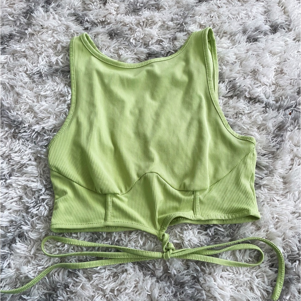 SHEIN green crop top
